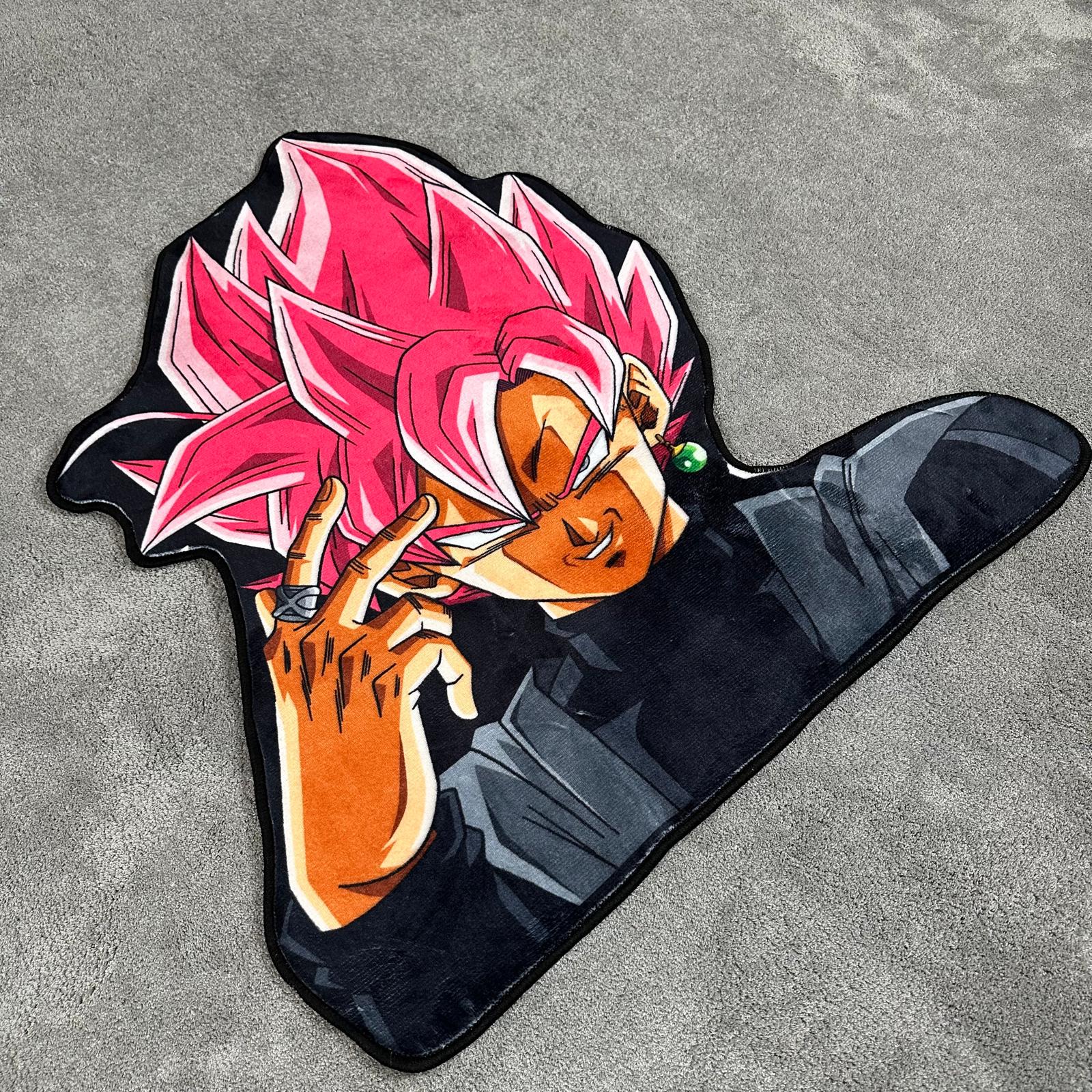 Black Goku Dekoratif Halı