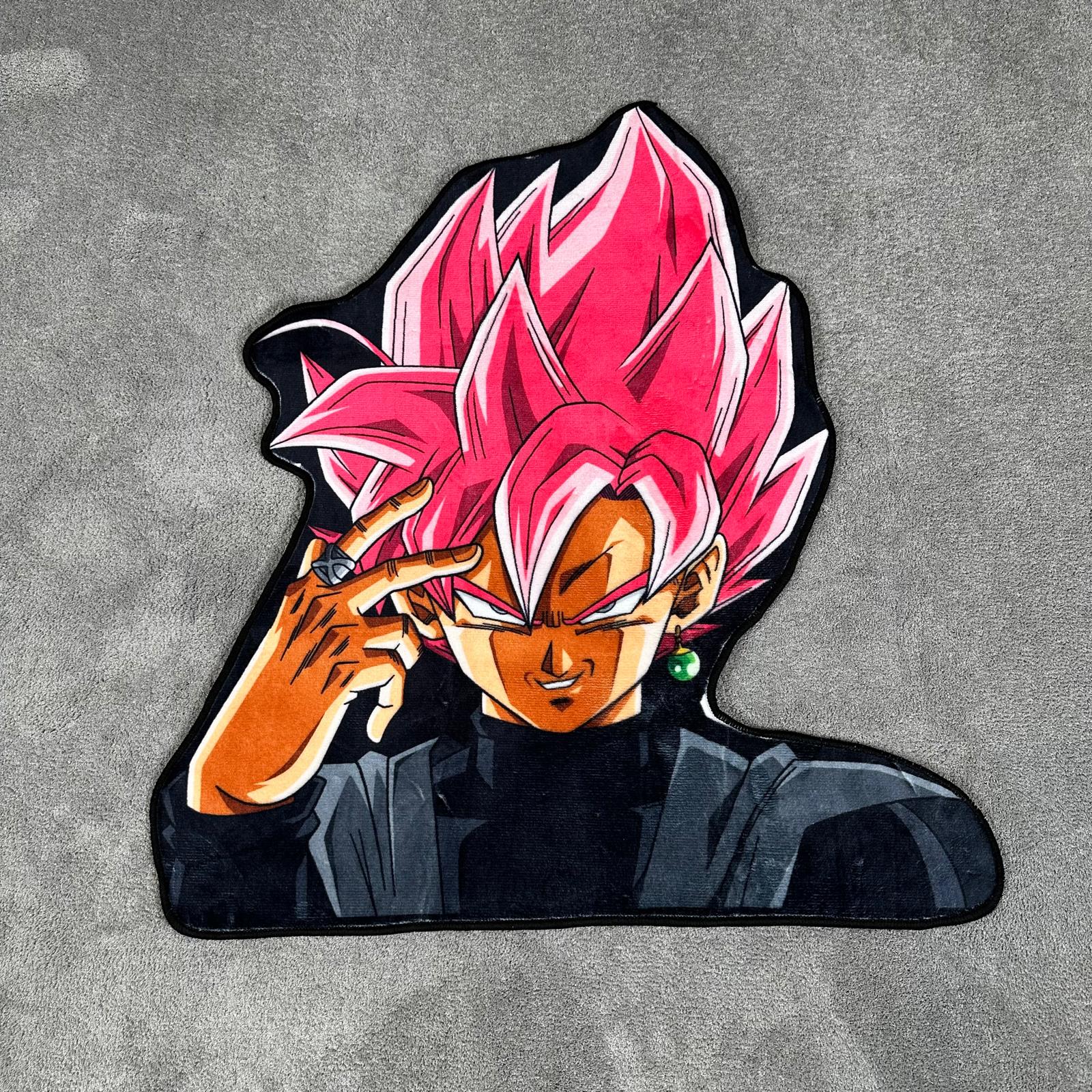 Black Goku Dekoratif Halı